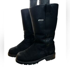 Pajar Montreal Made in Canada Shearling Lined Winter Boots Women’s 7.5 Black